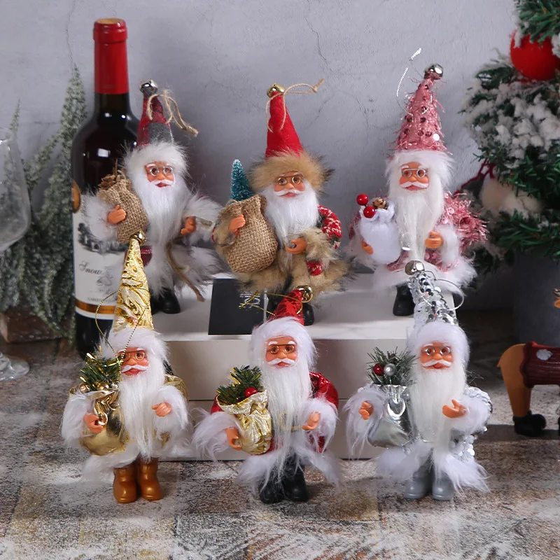 Лидер продаж 2022 бархатные рождественские украшения куклы Navidad Xmas Tomte плюшевые эльфийские гномы для рождественской вечеринки