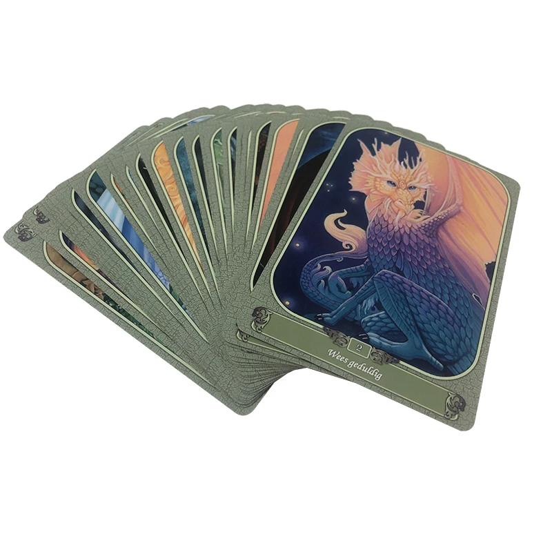 Custom Paper Holographic Printing Tarot Cards Deck and Oracles with guidebook rider waite tarot cards