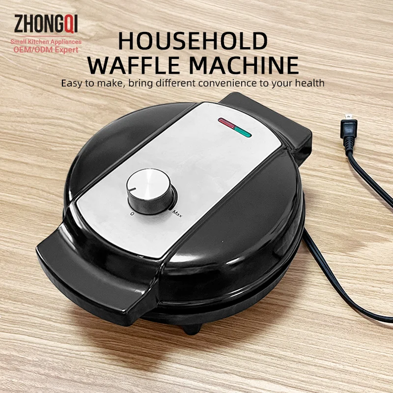 Household Multifunction 1000w Timing Stainless steel Adjustable Electric toaster breakfast waffle maker