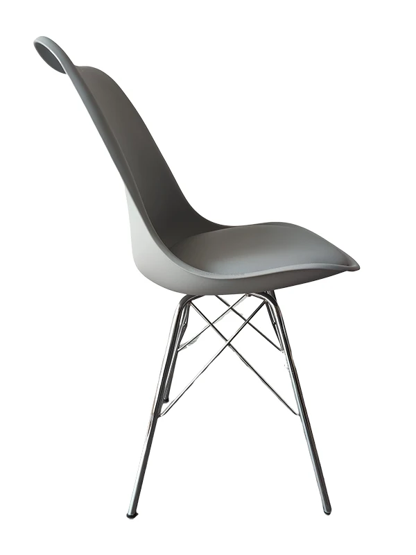 Genuine Leather   Office Chair Hot Sale in Market Cheapest Price OEM Produce Luxury Black Iron Modern  Chair PP Base