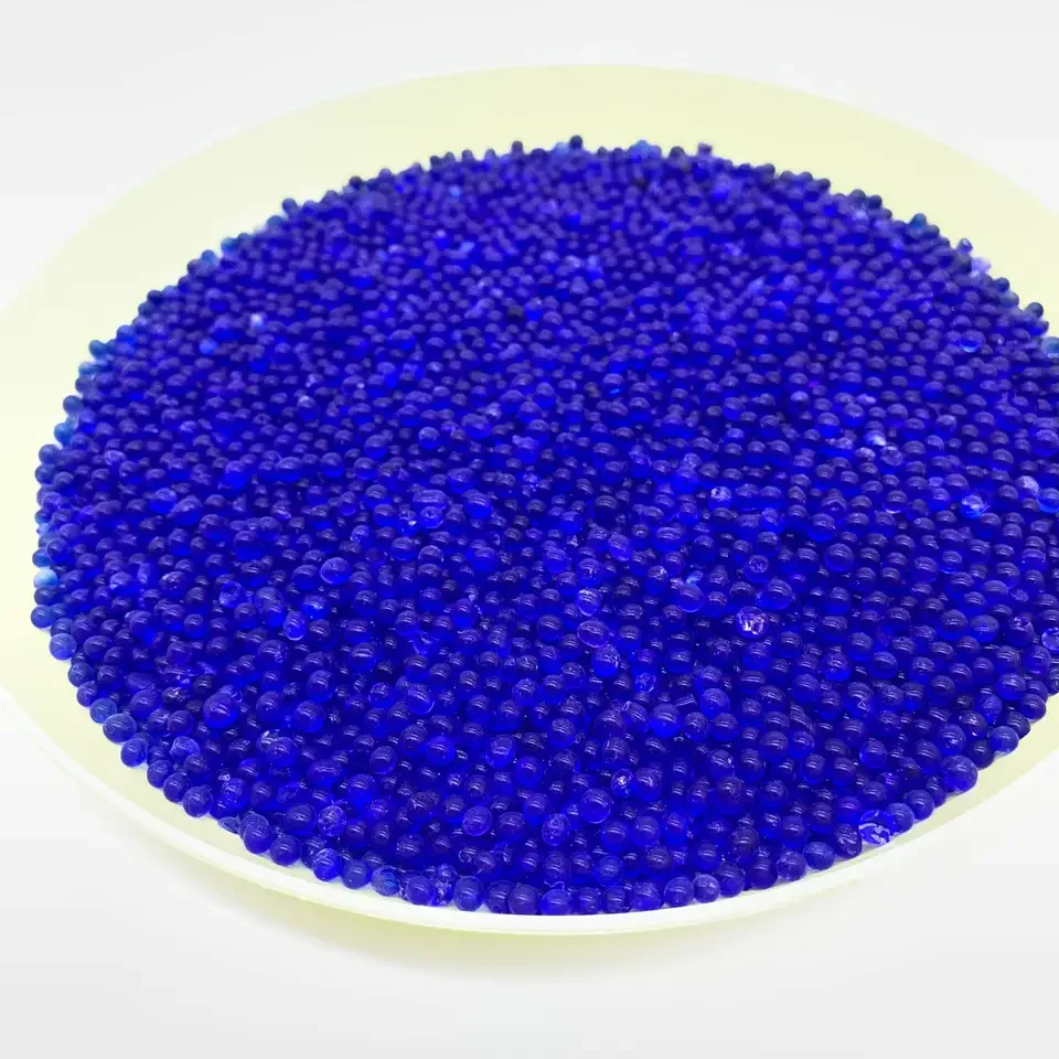 Hot selling blue silica gel High Absorption Color Changing desiccant Crystals Beads