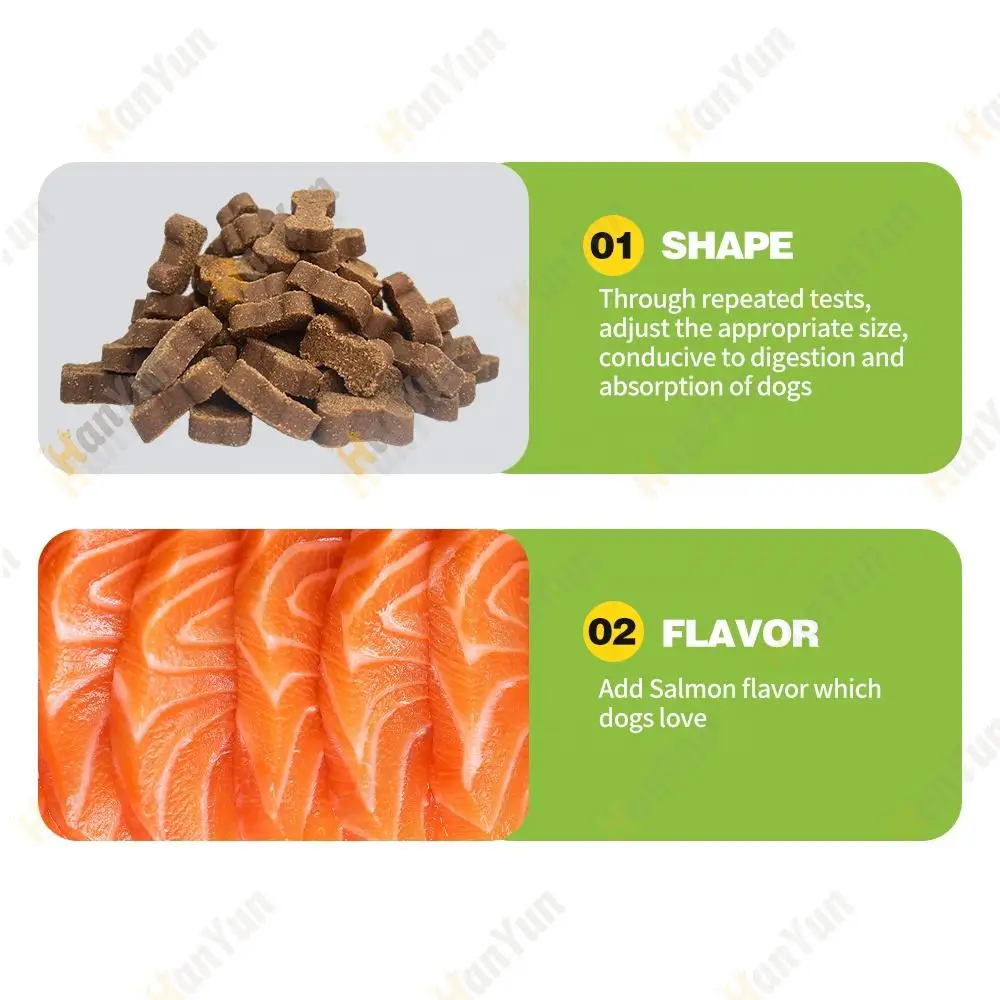 HANYUN OEM / ODM Pet Supplements Hip and Joint soft chews for Dogs Glucosamine, Chondroitin, MSM chewing tablets for the dogs