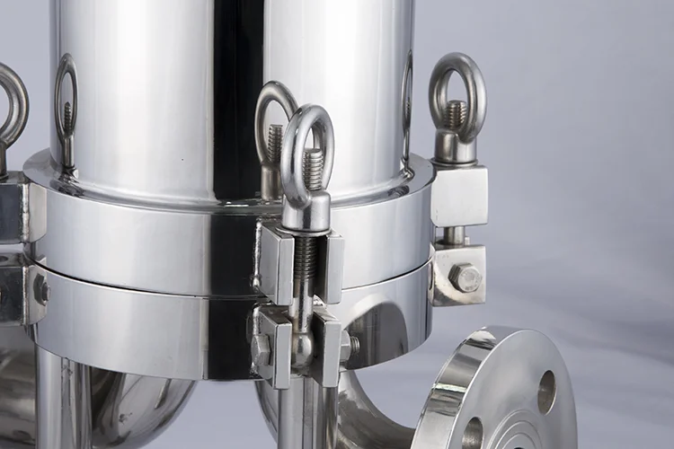 3-Round 10 inch 316L Stainless Steel Liquid Filter Housing for Water