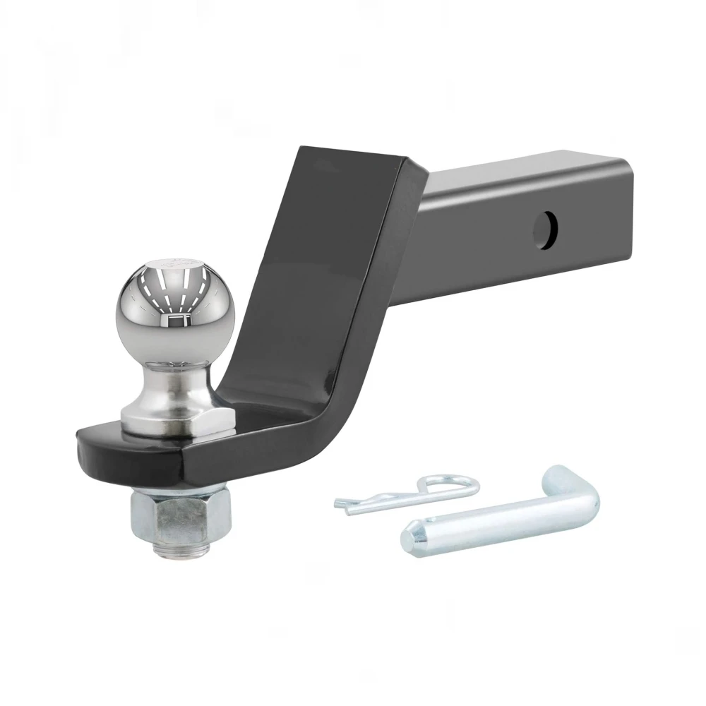 Car Accessories Trailer Hitch Mount with 2-Inch Ball & Pin, Fits 2-In Receiver Trailer Hitch Ball Mount