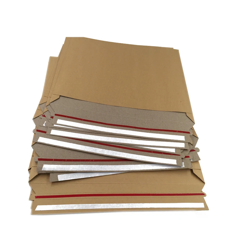 
Custom Kraft Eco friendly Cardboard Envelope Rigid Mailer 