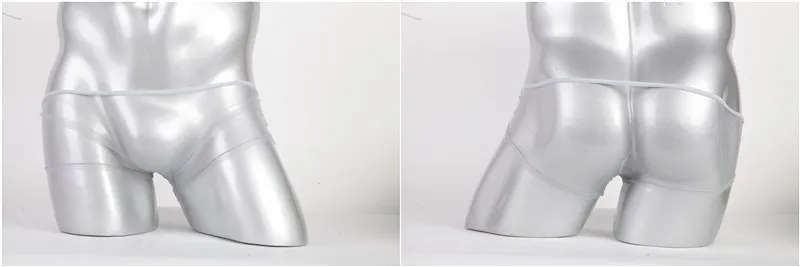 New Transparent sexy men boxers mesh boxers for men lingerie night club underwear