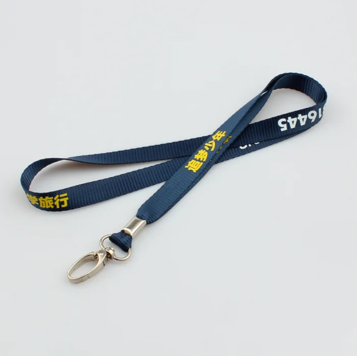 Factory Price Custom Logo Print Neck Phone Key chain ID Card Badge Holder Pouch Polyester Brand Lanyard