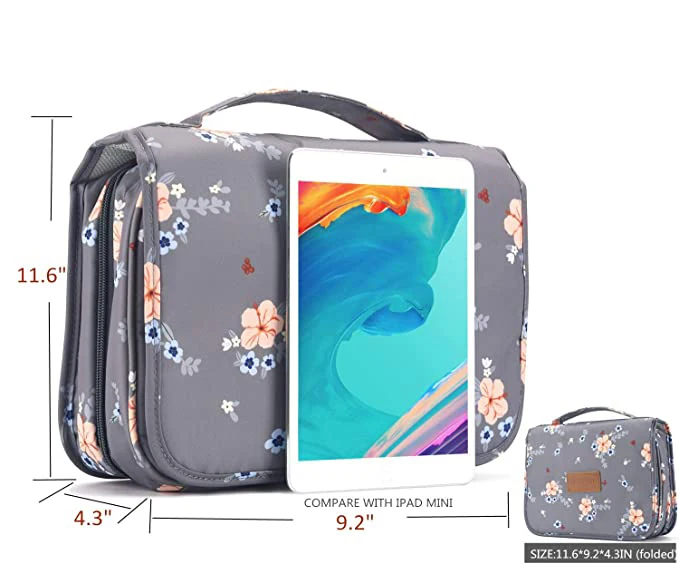 Toiletry Bag for Women Large Hanging Travel Makeup Bag