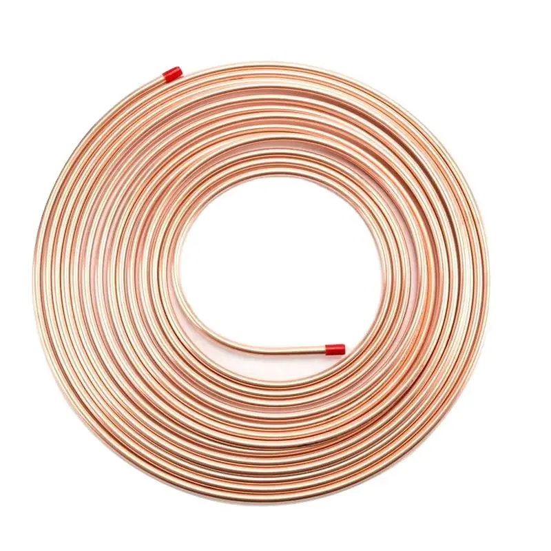 T1 T2 Copper Tube Min 99.99% Air Conditioner Heat Pipe Electrical Appliance Metal Building Decoration Copper 99.99% Copper Tube