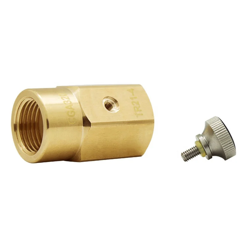 2023 Hot sale Mini CO2 Refill Adapter Household soda Bottle Soda Water Cylinder CO2 Filling Connector cartridges