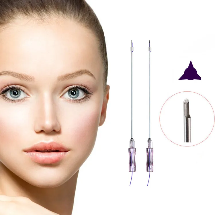 Heremefill  Collagen Face Skin Lifting Suture Needle Pdo Faden Cog Barbs Rose Contour Thread 4d With W Canula
