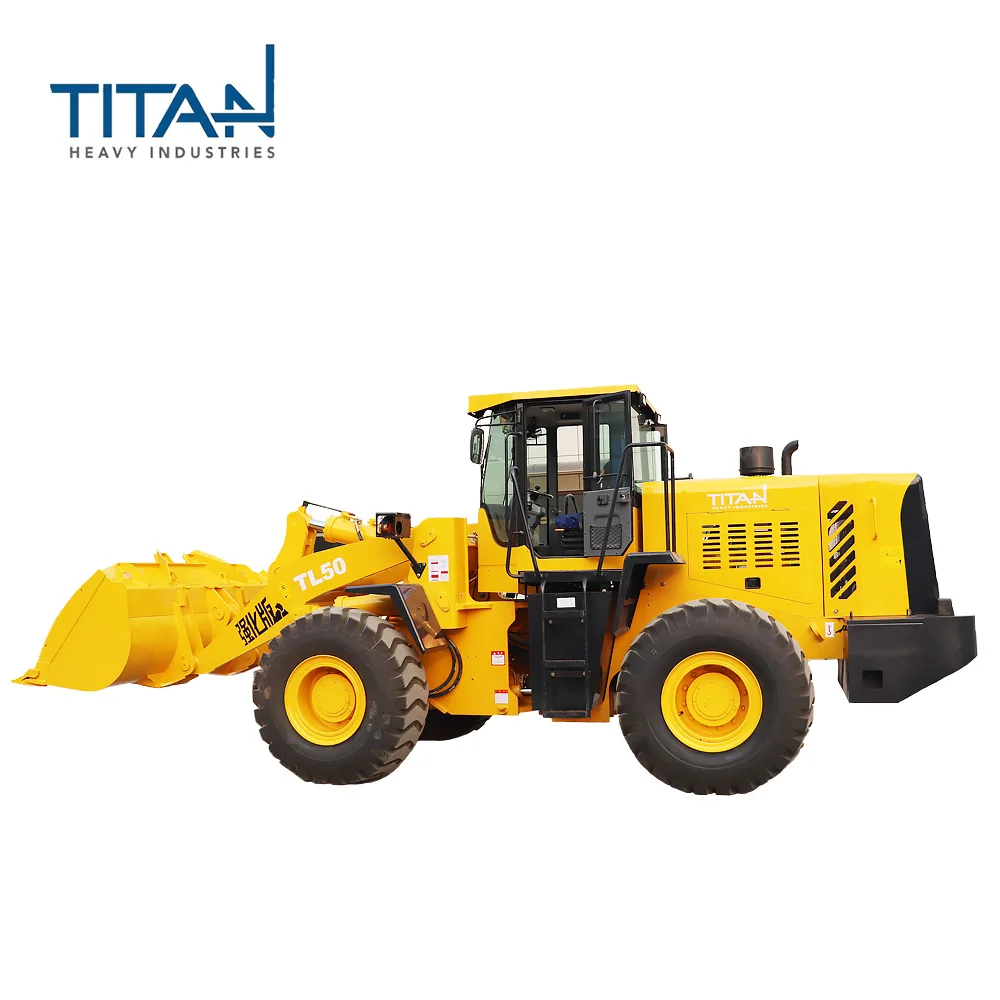 Погрузчик фронтальный на 5 тонн строительное оборудование Titan zl50 полезная нагрузка