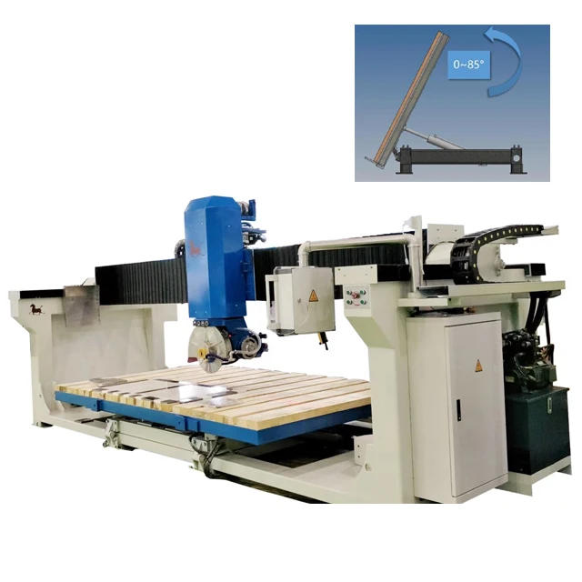 45 градусов фаска автоматическая резка гранита мрамора мостовая пила машина для резки плит