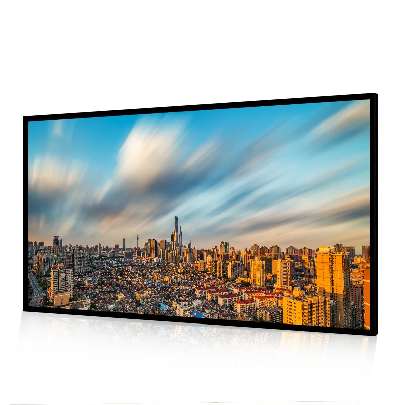 Hoin 72 Inch Projector Alr Customized Size 4k Frame Wall Projector Alr Fixed Frame Screen