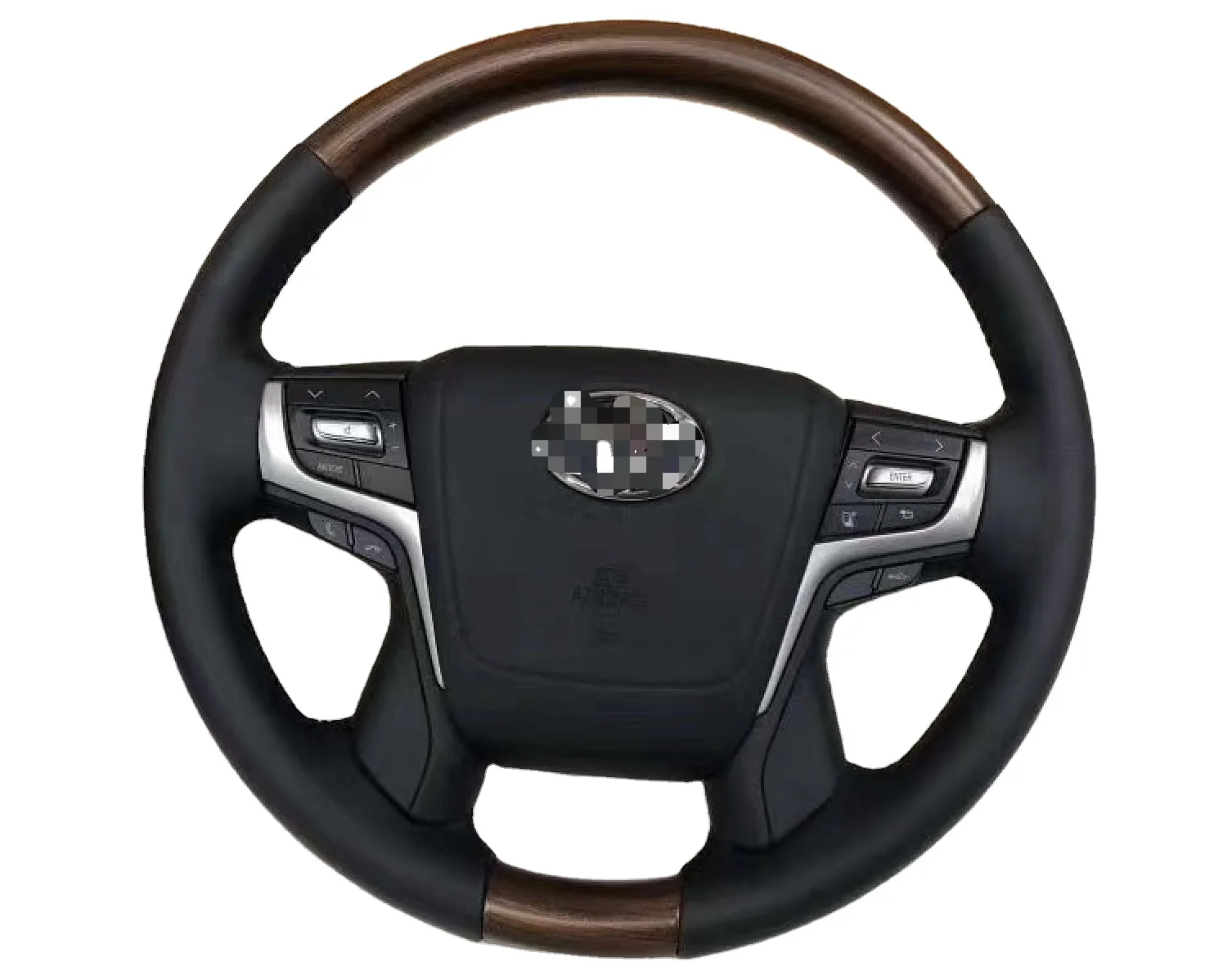 JD AUTO New Car Wooden Steering Wheel for toyota Land Cruiser Prado FJ150 2018