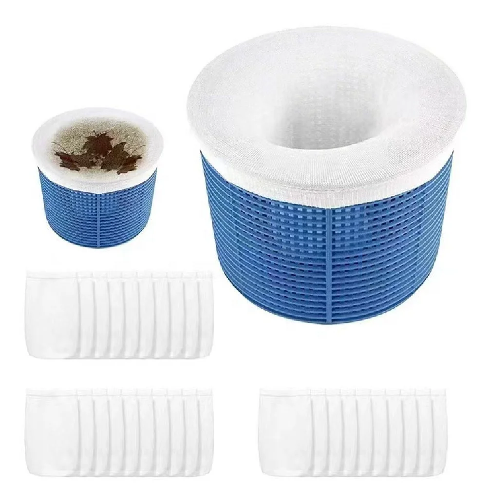 Swimming Pool Skimmer Socks Fine Mesh Pool Filter Socks fit for Spa Pre-Filter Savers Baskets and Skimmers