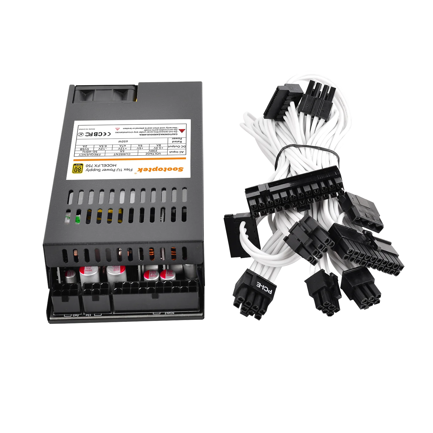 modular psu 80plus GOLD 650W Flex 1u Enhance atx mini switching power supply for server psu power supply