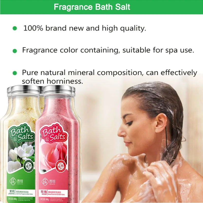 
Floral scent fragrance rose exfoliating body scrub petals bath salts whitening rose bath 