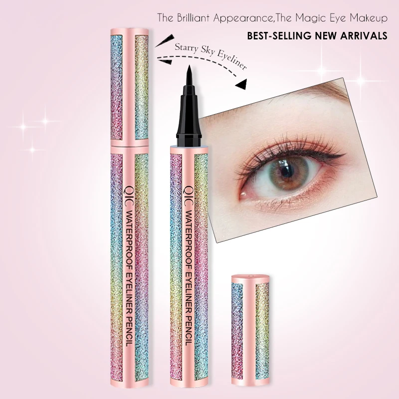 Vegan Smudge Proof Soft Black Eyeliner Pencil Waterproof Custom Logo Gel Liquid Eyeliner Pen Packaging Eyeliner For Eye