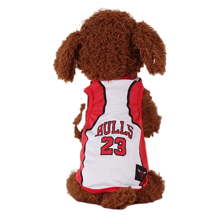 2021 NBA Playoff Game Fans Designer Pet Clothes Dog Clothes Basketball Uniform Pet Fashion Clothes