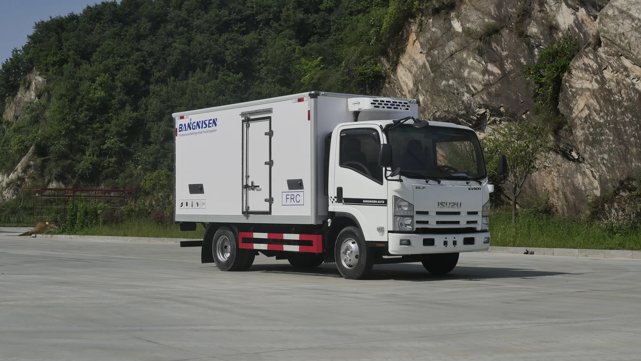 BNS High efficiency and energy saving Qingling Isuzus kv100 refrigerated truck