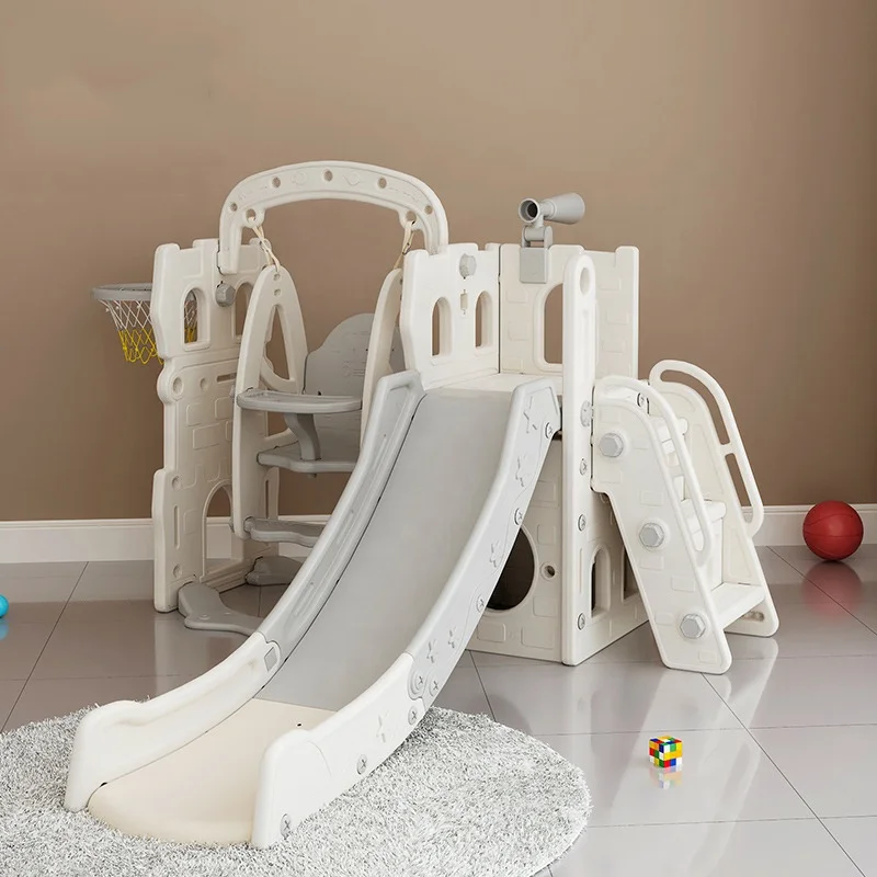 New  swing and slide set for baby  colorful slides for kids playground children game