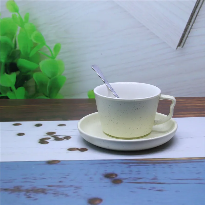 The best and cheapest ceramic coffee mugs with plate dish drink cup  home decoration