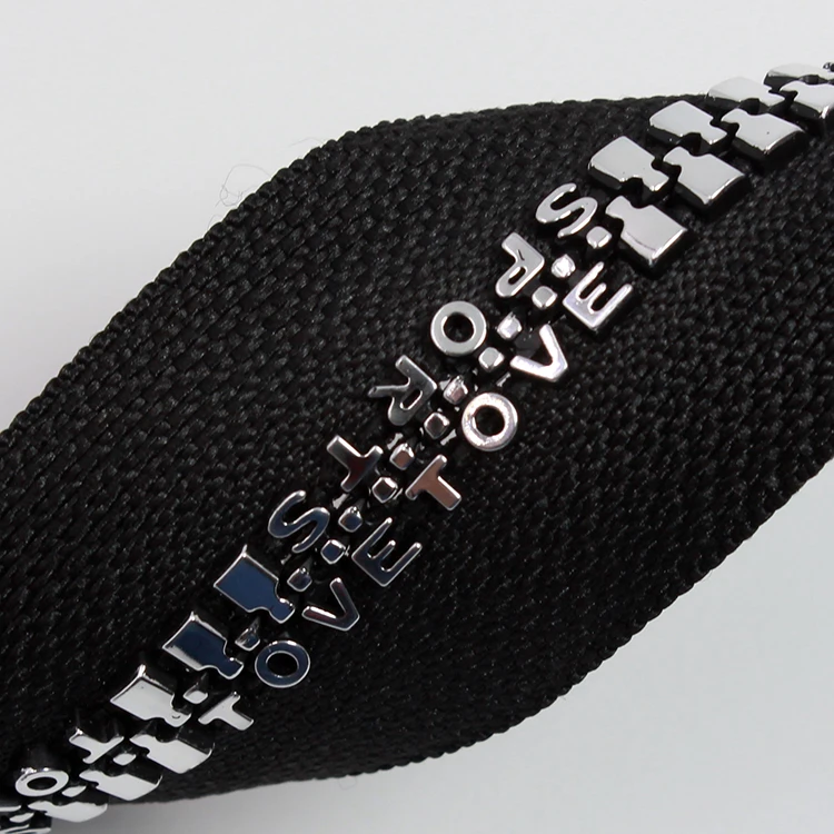 HVV special teeth black #5 low price long chain plastic zipper