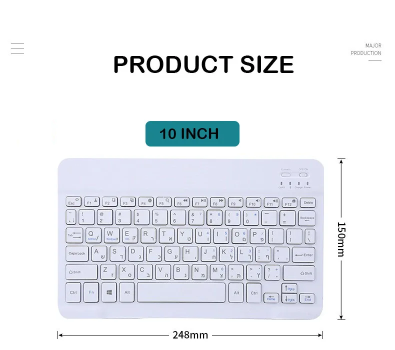 Rechargeable BT 2.4G Office Wireless Keyboard For Windows Laptop Tablet Pad Phone