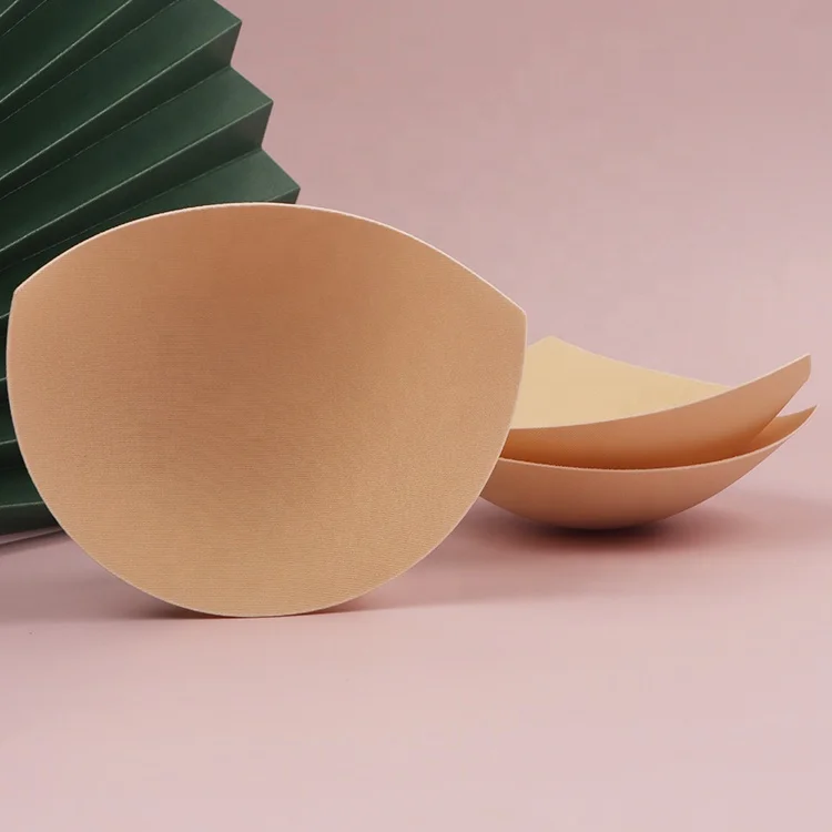 JINHONG JHL445 Latex Massage Semi-circular Cup Bra Pad Yoga Wear Dance Wear Replacement Pad Sports Bra Insert