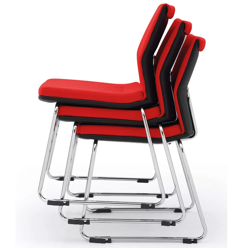 Funny modern high density sponge quality study meeting room office furniture training chair with writing table for conference