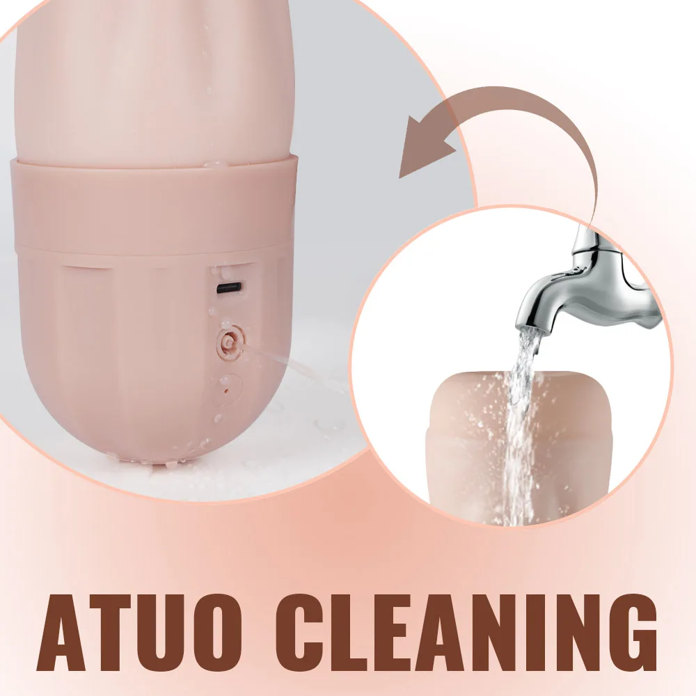 XISE big mouth ass masturbation machine men realistic medical dual layer real soft vaginal sucking vibrating masturbators