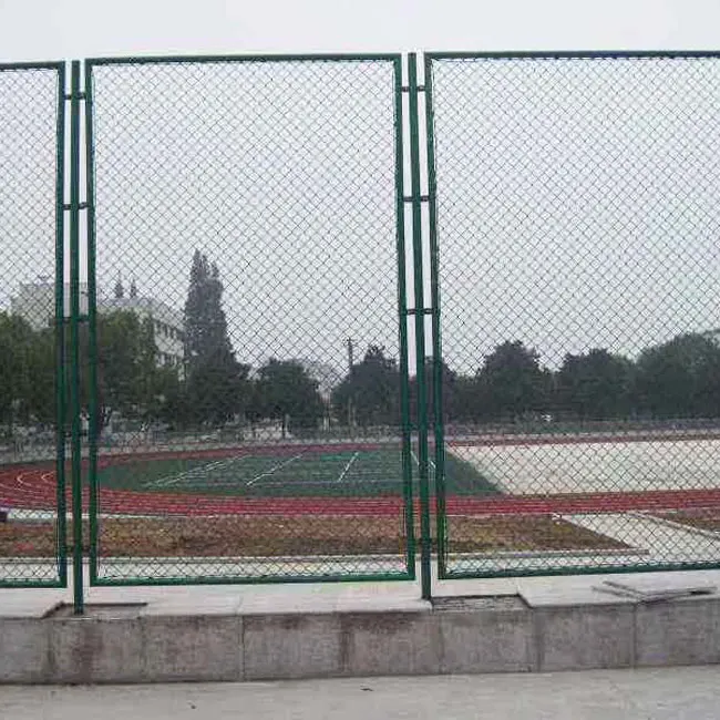 security collapsible fence folding gate with wheel 8ft security powder coated steel metal fence