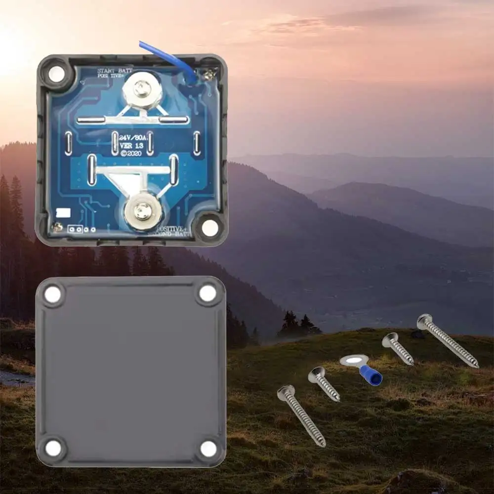 OSWELL  Isolator 12V 140 Amp with Voltage Display Smart Battery Isolator Auto & Manual Mode Voltage Sensitive Relay (VSR)