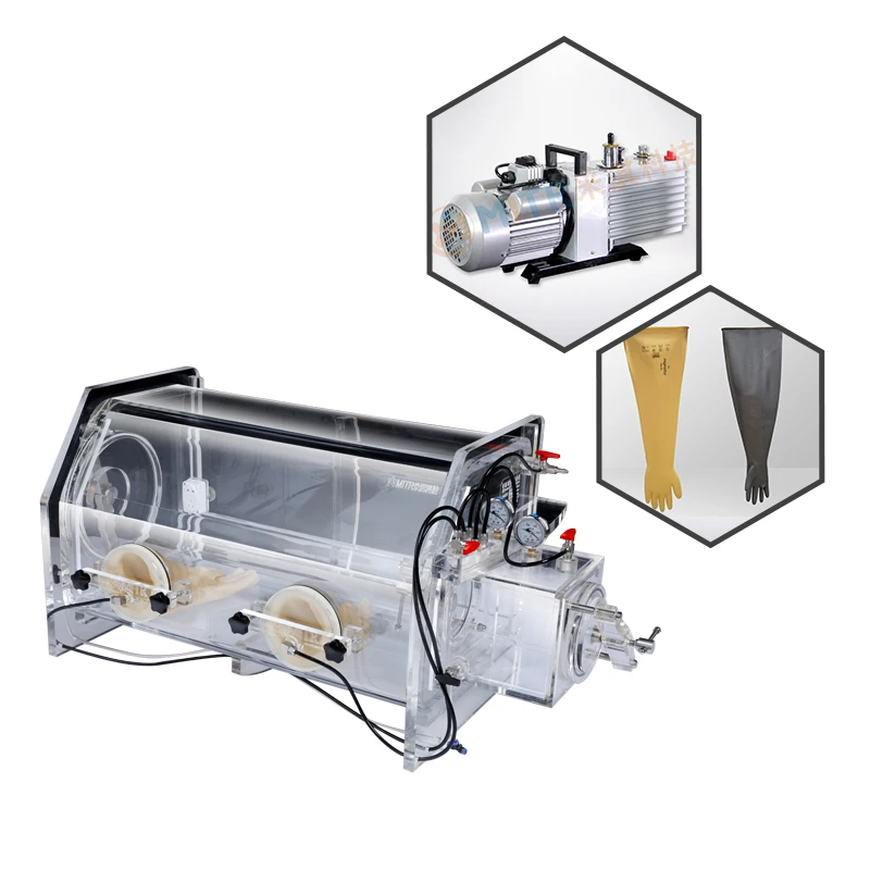 MT012-C Laboratory Transparent Acrylic Vacuum Chamber Box