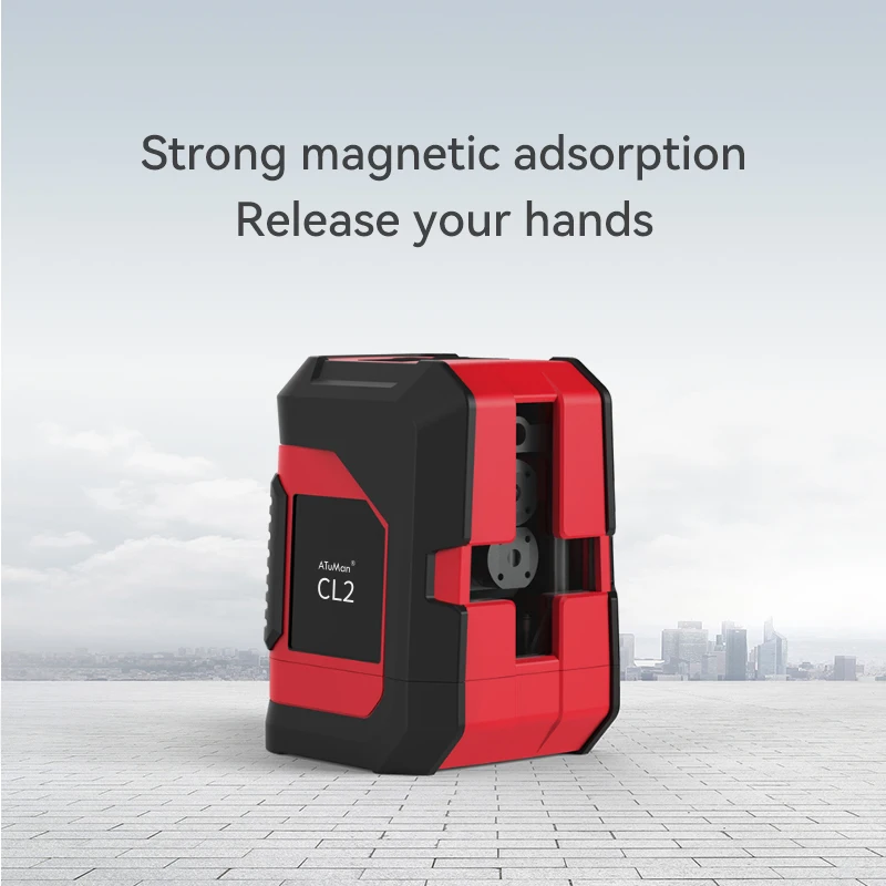 Лазерный уровень Xiaomi Youpin DUKA CL2, нивелир с вертикальными и горизонтальными линиями, диапазон измерения 10 м, самонивелирующийся