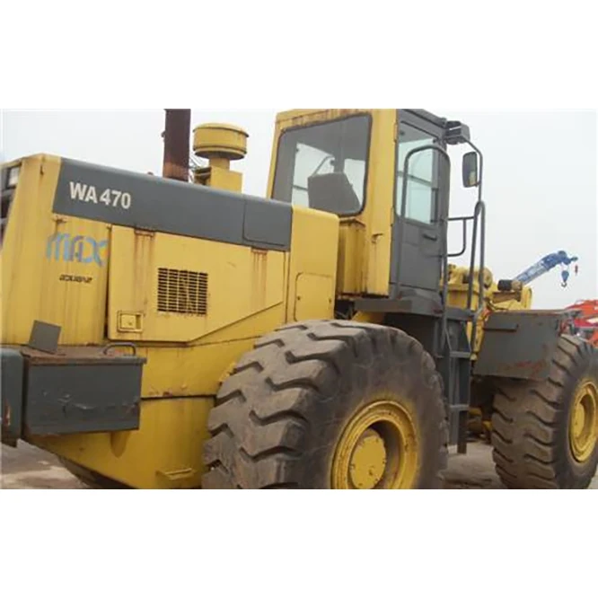 WA470-3 Komatsu оптом Высококачественная машина Подержанные колесные погрузчики оборудование