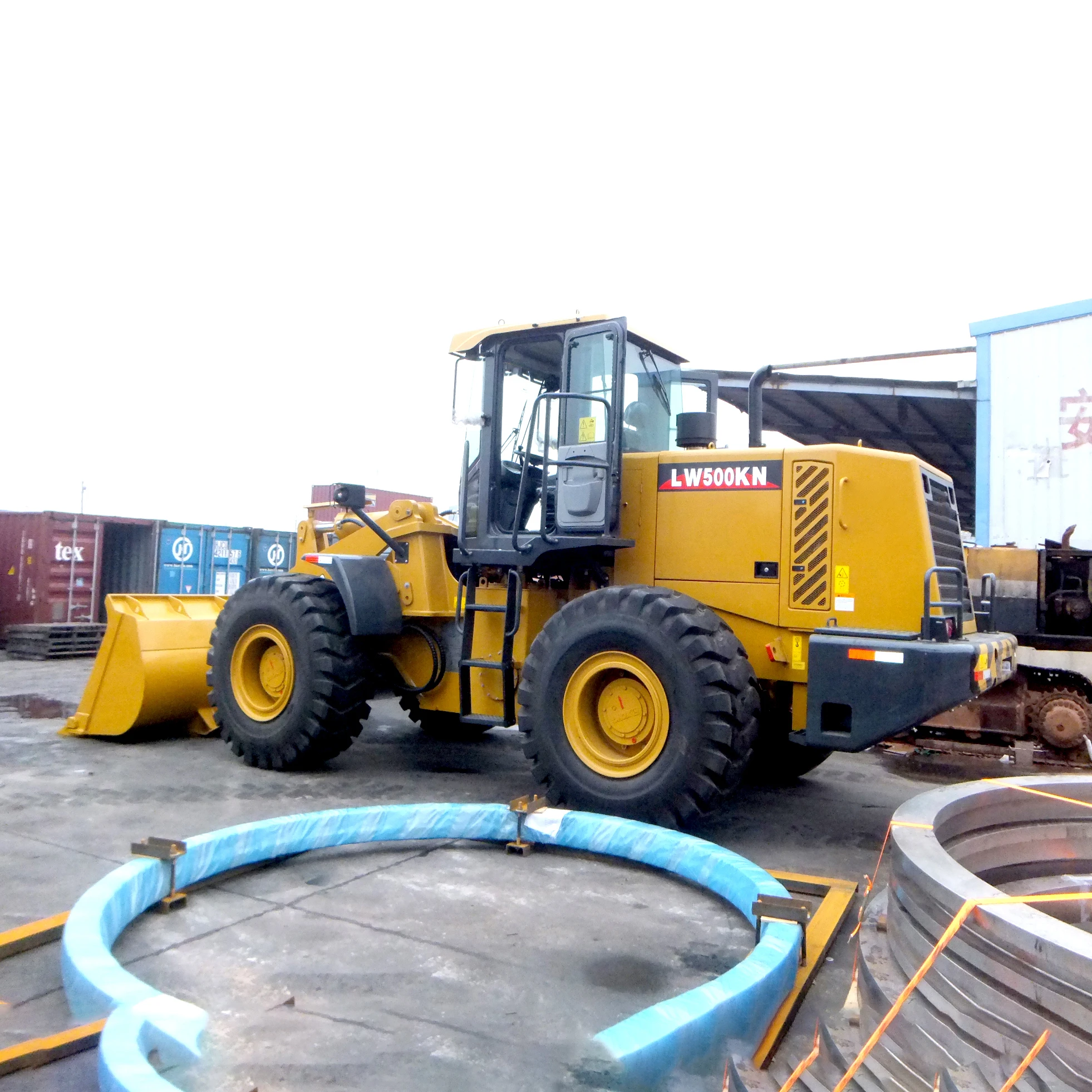 China 5 ton Wheel Loader ZL50GN with Shang chai Engine Ready Stock