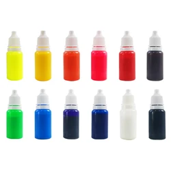 OEM 12 видов цветов пигмент DIY водный Арт Набор для рисования для детей мраморный краски