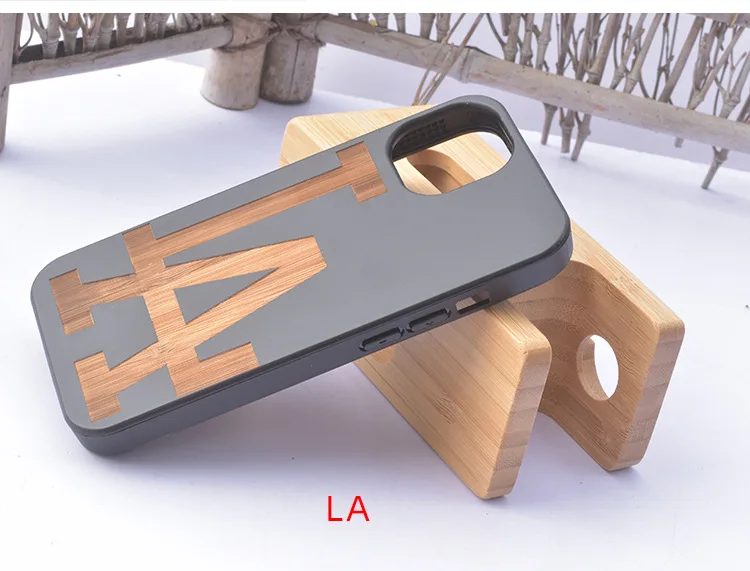 Manufacture Customize Black Ink Bamboo Sublimation Case for iPhone Full Cover Wood Phone Case for iPhone 13 12 11 Pro Max