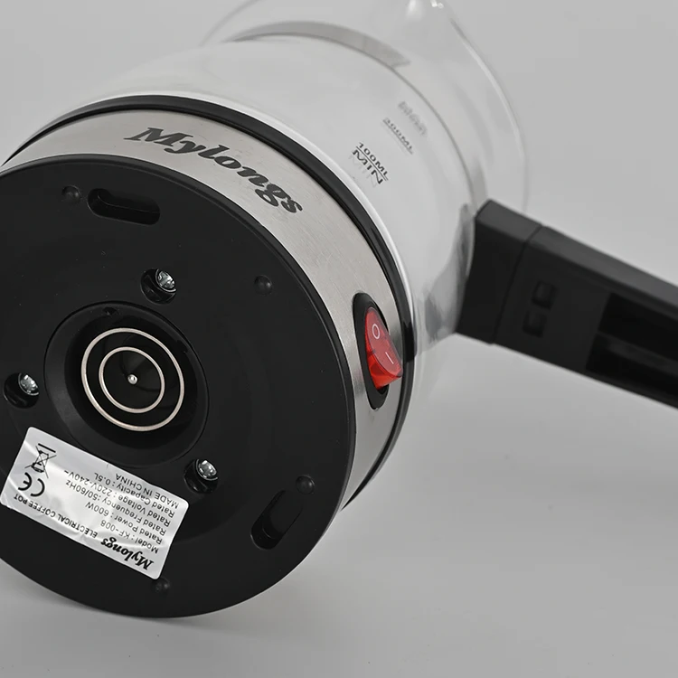 Small home appliance kitchen ware mylongs KF-008 glass turkey SKD CKD spare parts  coffee pot 0.5L