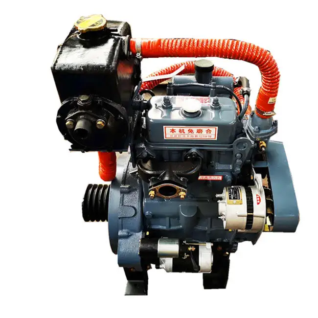 Two Cylinder Marine Engine 38hp Water Cooled Ship 4 Stroke Marine Diesel Engine With Gearbox For Sale