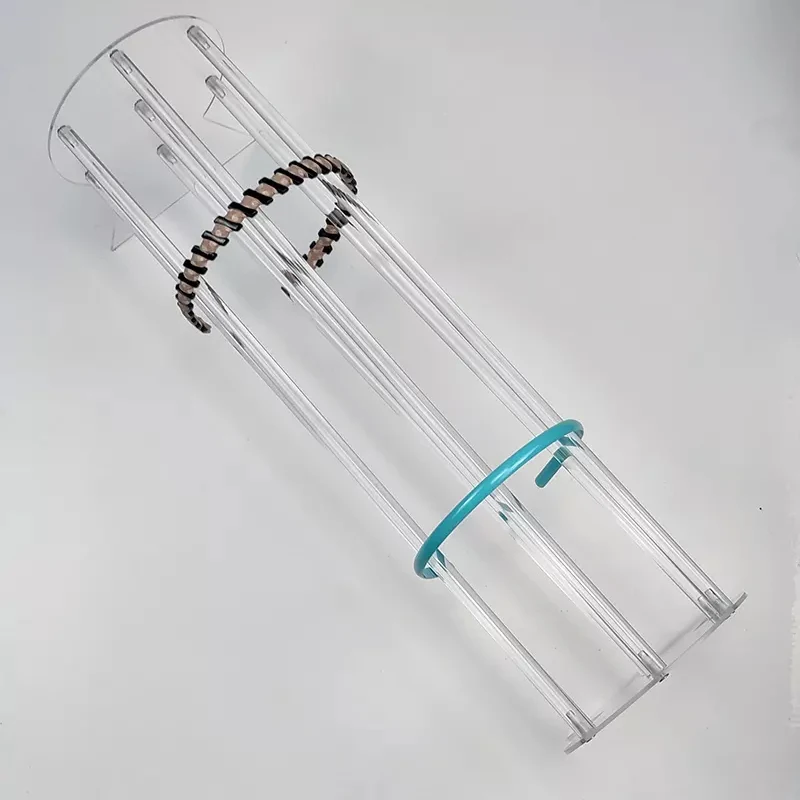 Factory Wholesale Acrylic Headband Display Organizer Shelf Hairpin Accessories Station Plexiglass Headband Display