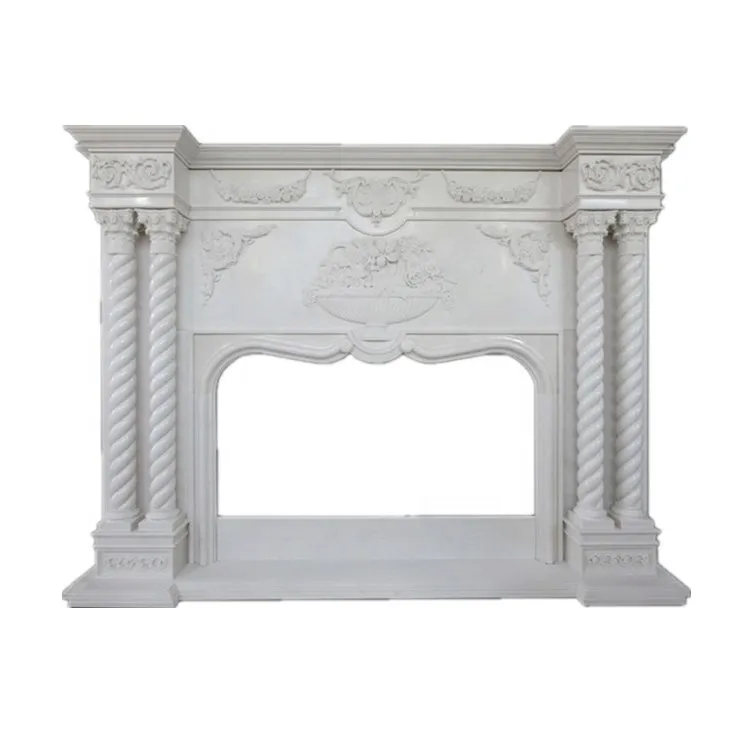 Крытый камин двухслойный объемный Mantel мраморные каминные камины для