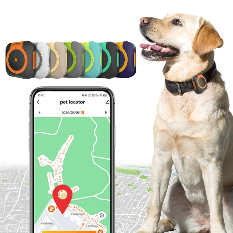 2024 new very small mini anti lost 2.4g 4g animal pet dog cat smart tracker tag gps locator tracking device for pet dog cat