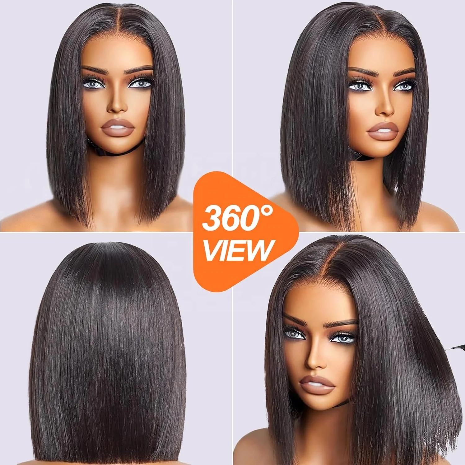 Bob Wigs Human Hair 13x4 Lace Frontal Wigs Transparent Brazilian Hot Sale Cheap Bone Straight Long 8-16 Inch
