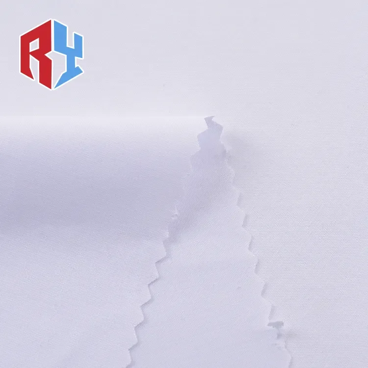 Supplier custom high quality fusible shrink-resistant 105gsm 41*41 dyeing 100% spun polyester fabric for arab thobe