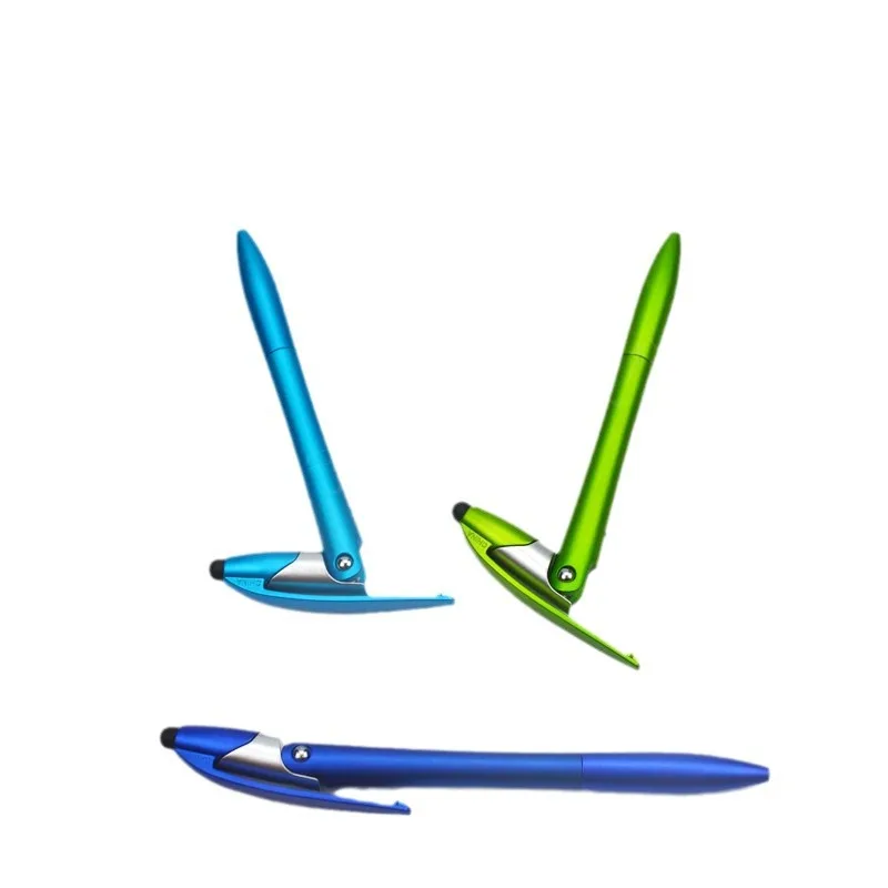 Custom Stylus Ballpoint Pens for iPhone iPad - 2 in 1 Medium Point Black Ink Writing Pen with Touch Screen Tips