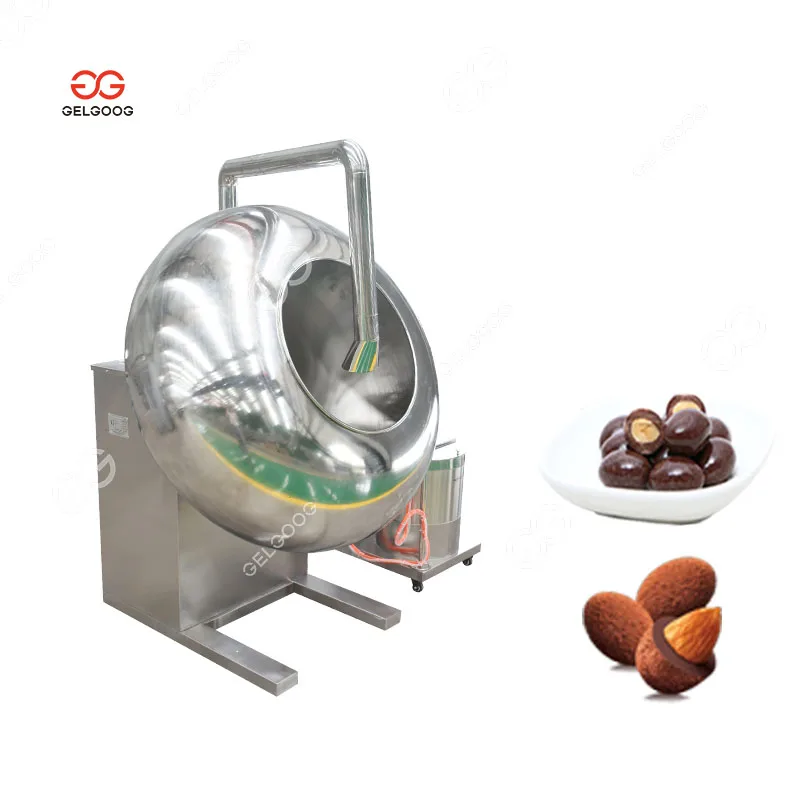 Industrial Chocolate Peanut Nuts Making Panning Coater Japanese Coated Peanuts And Mixing Flavouring