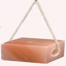
Animal licking Himalayan pink Rock salt with cotton/jute rope, cattle lick salt with rope , Himalayan Salt Animal Licking 